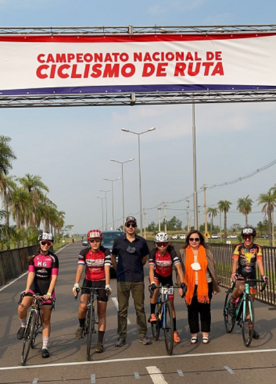 SND acompañó este domingo la competencia de ciclismo en Villa Hayes - .::Agencia IP::.