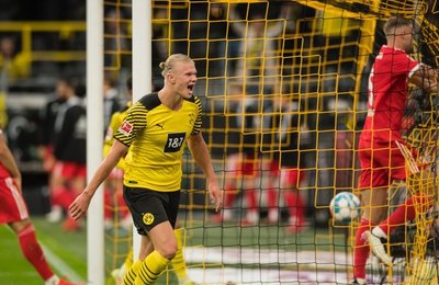 Haaland mantiene al Borussia Dortmund a un punto del Bayern