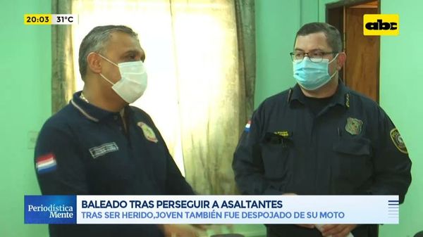 Baleado tras perseguir a asaltantes - ABC Noticias - ABC Color