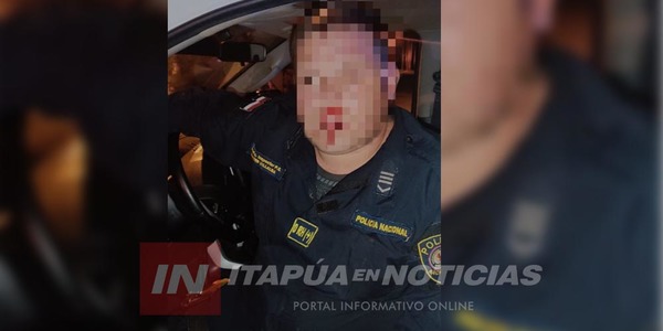 TURBA DE UNAS 30 PERSONAS AGREDE A AGENTES POLICIALES EN ARROYO PORÃ