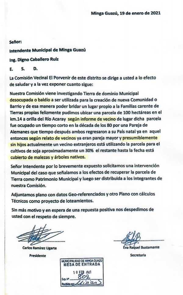 Digno Caballero encabeza alevoso despojo de tierras a familia para entregar a falsos campesinos - La Clave