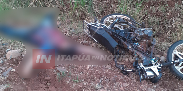 MOTOCICLISTA FUE HALLADO MUERTO EN PERLITA ALTO VERÁ.