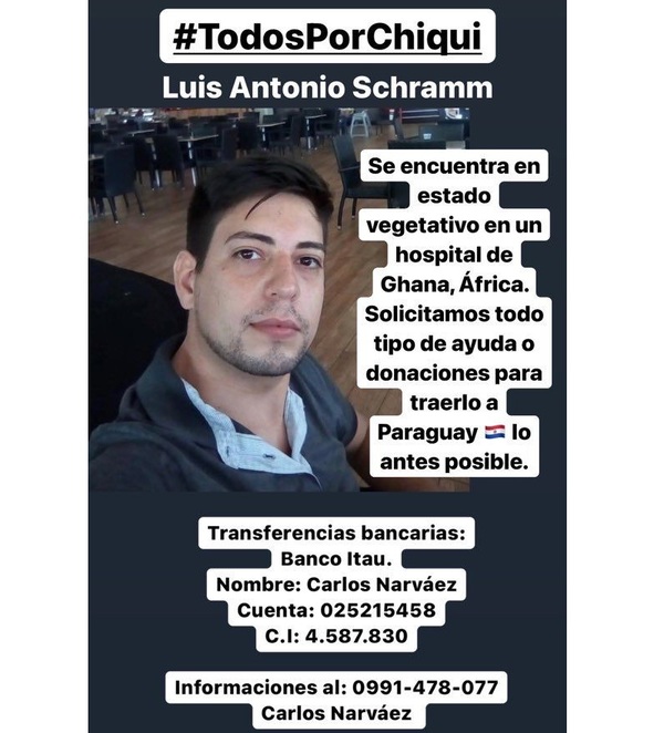 Familia pide ayuda para repatriar cuerpo de paraguayo fallecido en extrañas circunstancias en África
