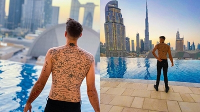 ¡Impresionante! Conoce al venezolano que tiene más de 200 firmas tatuadas en el cuerpo (Fotos)