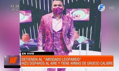 Detienen al abogado "leopardo" por realizar disparos al aire | Telefuturo
