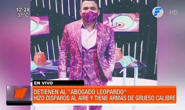 Detienen al abogado "leopardo" por realizar disparos al aire | Telefuturo