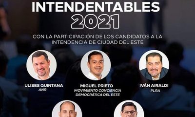 Organizan otro debate de intendentables de Ciudad del Este 2021