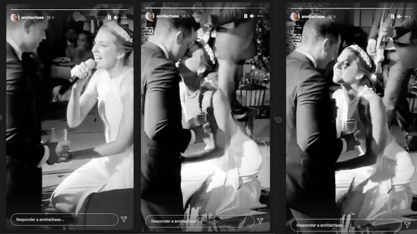 Diario HOY | Anna Chase, muy enamorada en su fiesta de bodas: "Hasta mi último suspiro"