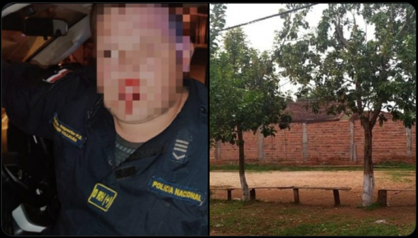 Crónica / 30 personas golpean brutalmente a policías que estaban protegiendo a una mujer