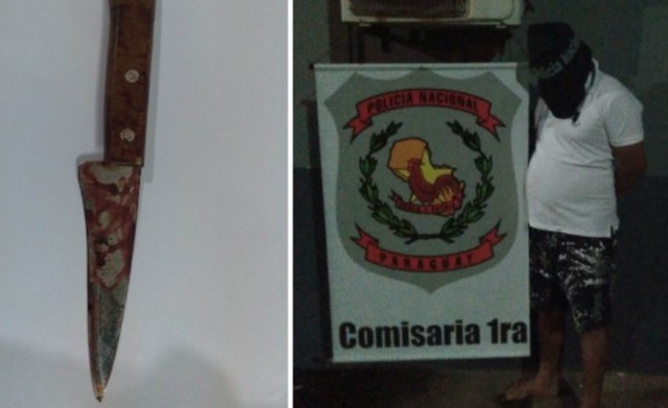 Violó su arresto domiciliario para apuñalar en el brazo a su pareja