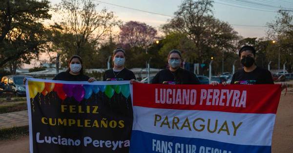La Nación / Club de fans de Luciano Pereyra en Paraguay celebra el cumpleaños número 40 del cantante
