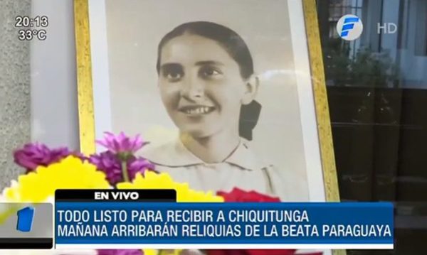 Todo listo para recibir las reliquias de la beata "Chiquitunga" | Telefuturo