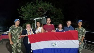 Paraguaya en la ONU visita a compatriotas