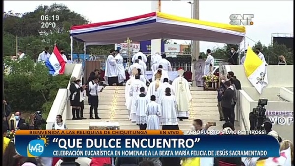'Que dulce encuentro': Celebración eucarística en homenaje a Chiquitunga - SNT