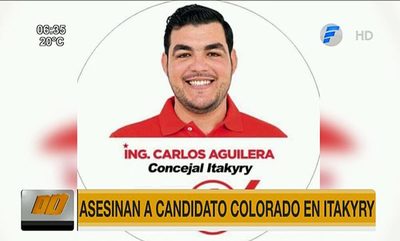 Asesinan a candidato colorado en Itakyry | Telefuturo