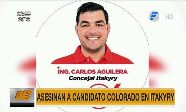 Asesinan a candidato colorado en Itakyry | Telefuturo