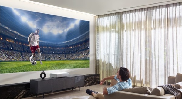 Samsung presentó en CDE el proyector láser 4K de alcance ultracorto