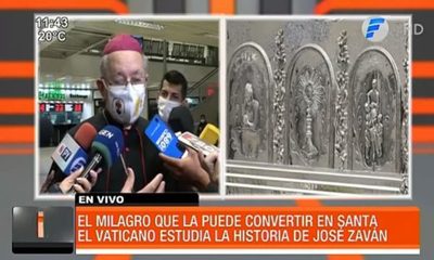 José Zaván puede convertir a "Chiquitunga" en Santa | Telefuturo