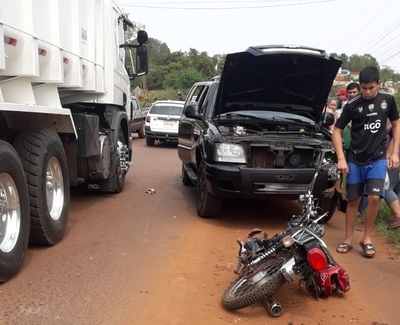 Accidente de tránsito deja un fallecido en Presidente Franco