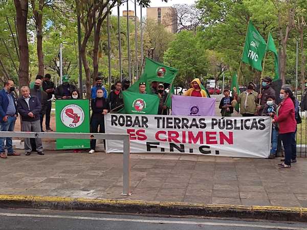 Organizaciones se movilizan en rechazo a mayor pena por invasión