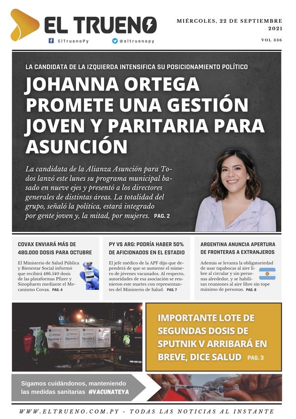 E-paper 22 de septiembre 2021 - El Trueno