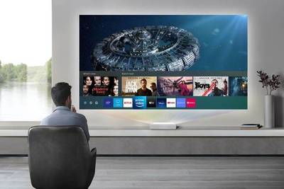 Samsung Paraguay presentó en CDE el proyector láser 4K de alcance ultracorto