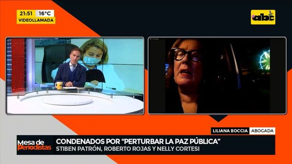 Condenados por perturbar la paz pública - Mesa de Periodistas - ABC Color