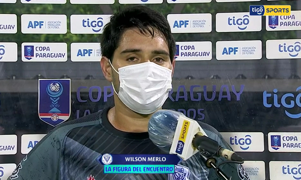 Wilson Merlo, figura de Ameliano ante Independiente