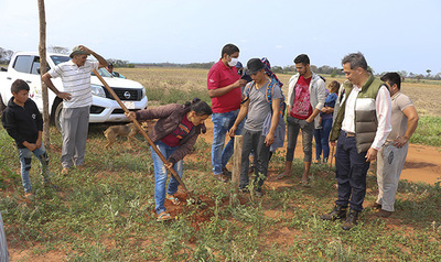 Indert recuperó 100 hectáreas de tierras y reubicó a familias en Yvypé, San Pedro - .::Agencia IP::.