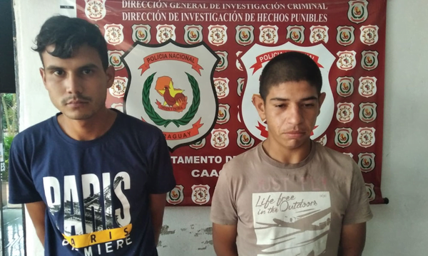 Detienen a supuestos roba motos en Coronel Oviedo - Noticiero Paraguay