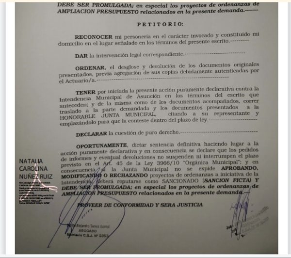 Intendencia de Asunción presentó una acción judicial para forzar el aumento salarial - Nacionales - ABC Color