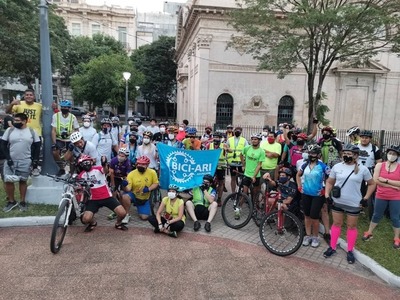 Organizan paseo en bicicleta por Asunción para celebrar el 'Día Mundial Sin Auto'