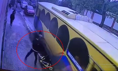 Fernando de la Mora: Conductor de ómnibus arrolla una bicicleta tras reclamo de ciclista - OviedoPress