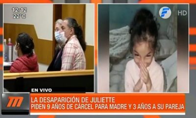 Caso Juliette: Piden 9 años de cárcel para la madre y 3 para el padrastro | Telefuturo