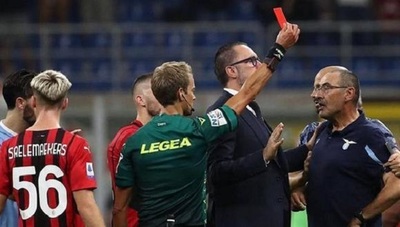 DT de la Lazio decide demandar a arbitro que lo expulsó