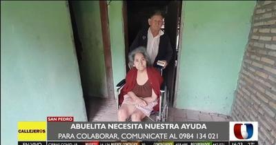 Piden ayuda para mujer de 74 años que vive en extrema pobreza