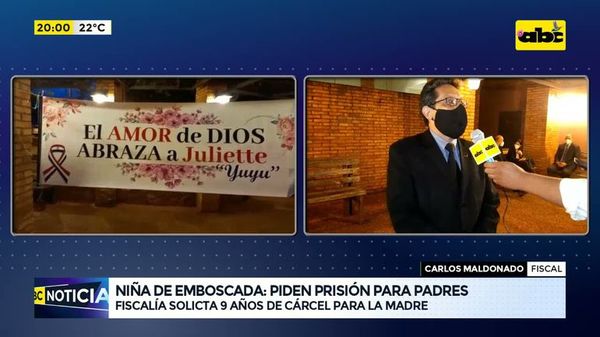Niña de Emboscada: piden prisión para padres - ABC Noticias - ABC Color