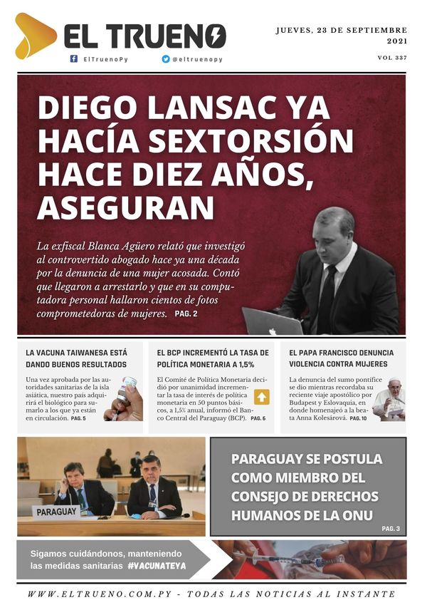 E-paper 23 de septiembre 2021 - El Trueno