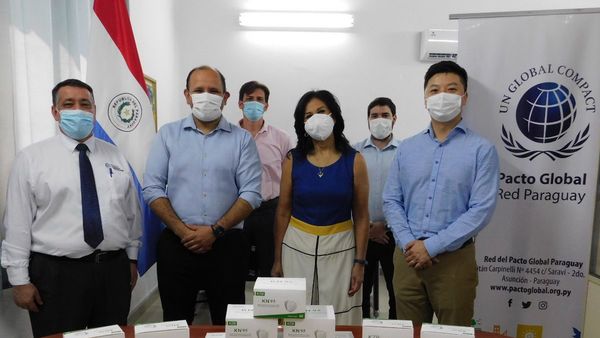 Pacto Global donó 10.000 tapabocas a personal del MSP