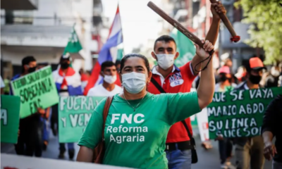 FNC marcha contra proyecto que busca elevar pena por “invasión” de tierras