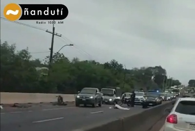 Capiatá: Km 24 Ruta PY02 accidente fatal y choque múltiple » San Lorenzo PY