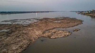 Nivel del río Paraguay vuelve a superar su mínima histórica y se encuentra en bajante extrema