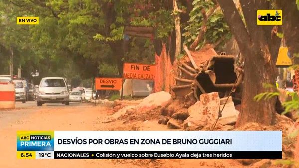 Avenida Bruno Guggiari, en “estado de guerra” - ABC Noticias - ABC Color