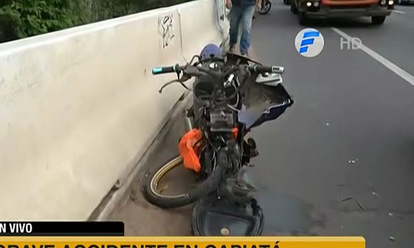 Grave accidente de tránsito en Capiatá | Telefuturo