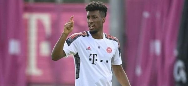 Coman regresa a los entrenamientos del Bayern tras su operación de corazón