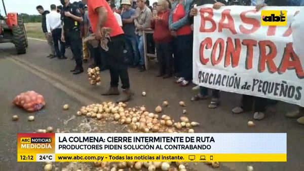 Productores de Paraguarí piden solución al contrabando - ABC Noticias - ABC Color