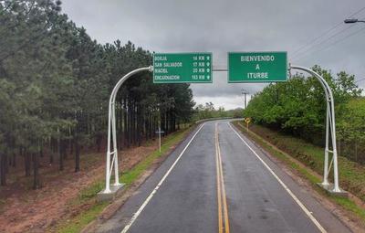 Guairá: nuevo asfaltado Iturbe- Vallepe fue habilitado este jueves