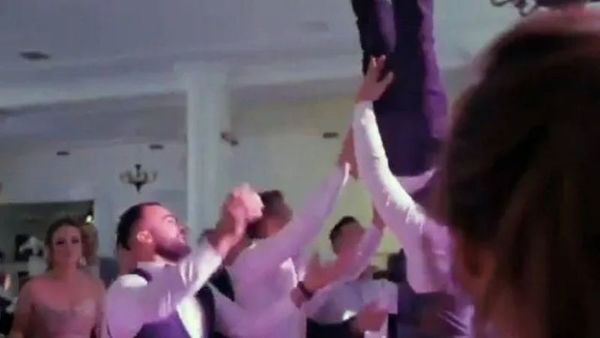 Novio casi queda paralítico tras ser lanzado por sus amigos en la fiesta de su boda