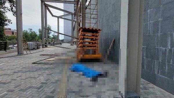 Obrero cayó de andamio y murió en construcción del nuevo edificio del gobierno