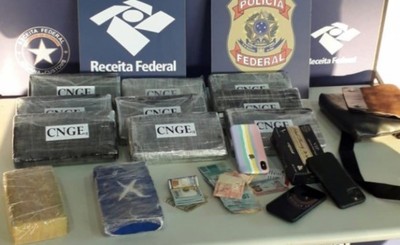 Detienen a pareja de paraguayos con 12 kilos de cocaína en Brasil